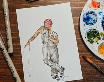 Joe Jonas 5x7" Art Print