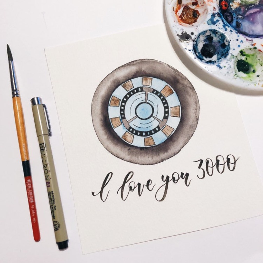 I Love You 3000 Card - Etsy
