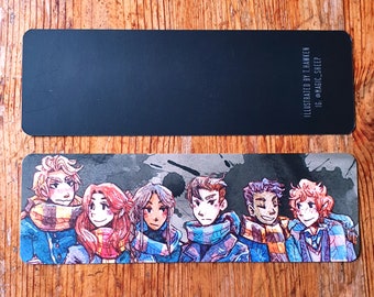 Six of Crows / Crooked Kingdom Bookmark - Matthias Helvar Nina Wylan Jesper Inej Kaz brekker Watercolour Art
