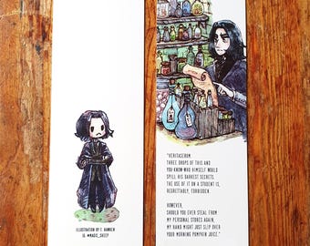 Chibi Potions Master Wizard Bookmark