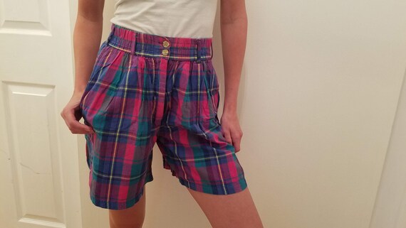 high waisted trouser shorts
