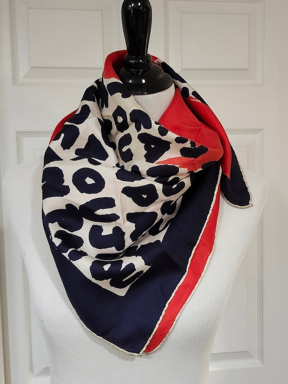 Jean Patou vintage scarf