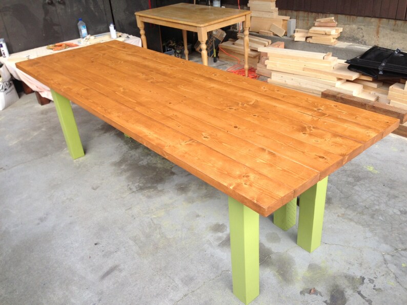 Outdoor Farmhouse Table Etsy