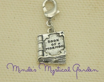 Charm Bracelet Silver color Book of Mormon Charm