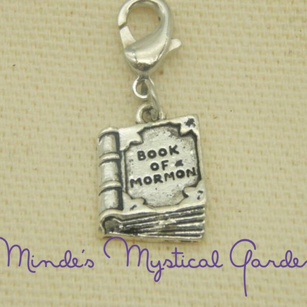 Charm Bracelet Silver color Book of Mormon Charm