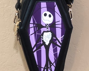 Nightmare before Christmas Jack Skellington  Coffin purse free shipping Our Exclusive