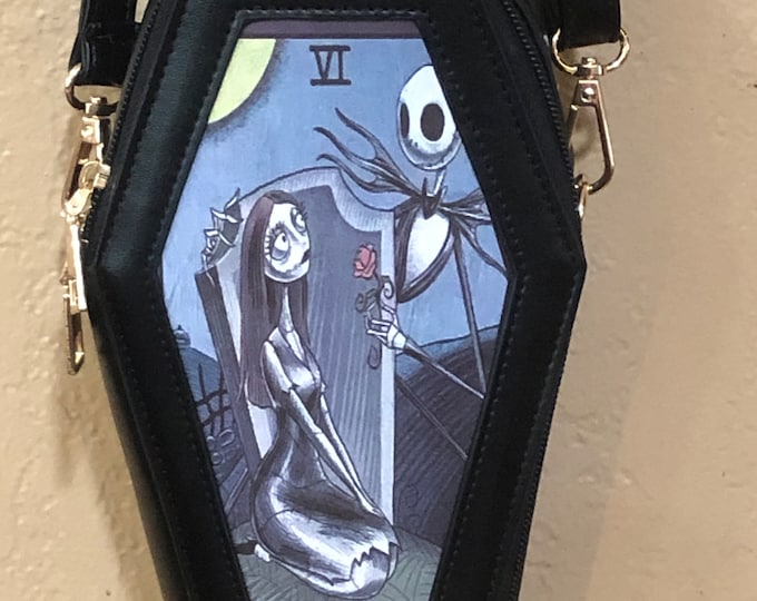 Nightmare before Christmas Lovers tarot Coffin purse free shipping Our Exclusive