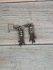 Taxidermy Rat feet Earrings made from real Rats Oddities Front feet 