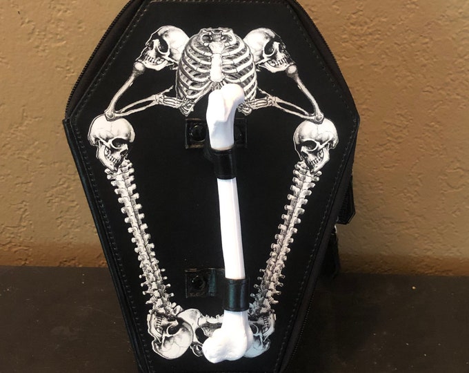 Deluxe Coffin purse free shipping