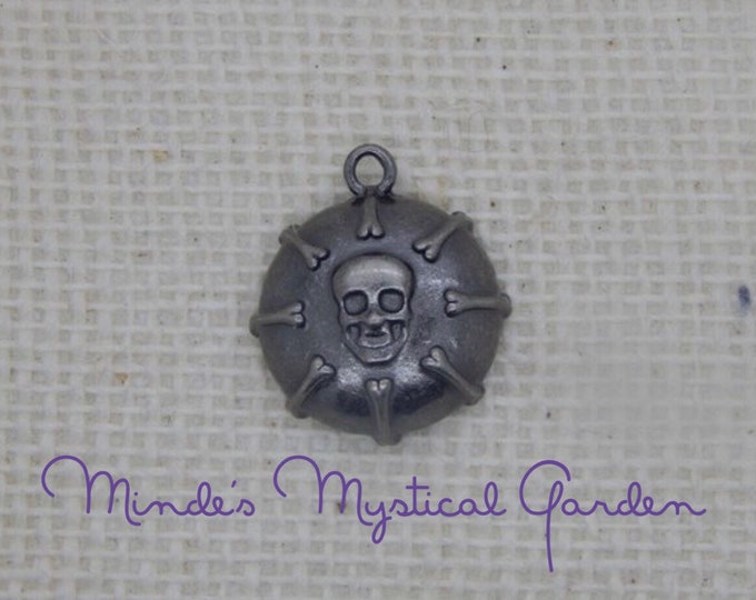 Day of The Dead Bread Dangel Charm  3 dimensional Pan de Muretos