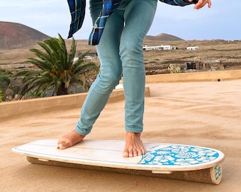 Huku Nalu Combo (2 rollers) | Wooden Balance Board | Get SUP and Surf ready!