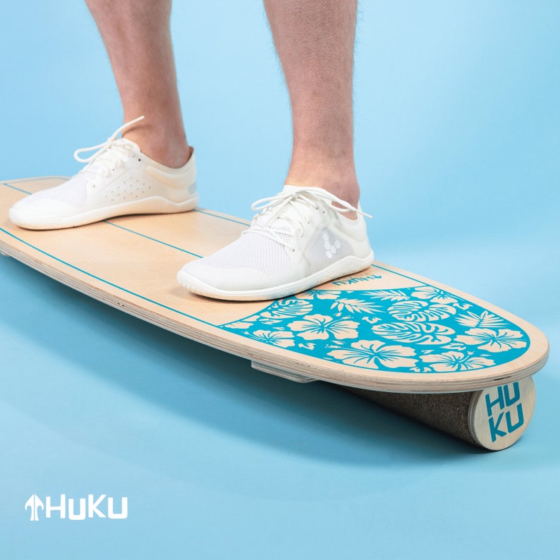 Huku Nalu Balance Board for Surfers Snowboarders Etsy