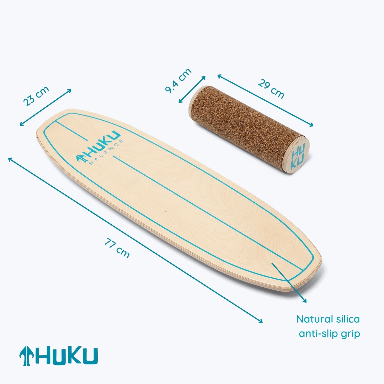 Huku Corefit Balance Board Wooden Balance Board Great for Beginners Etsy