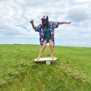 Huku Original Balance Board Wooden Balance Board gym trainer balance trainer physio board