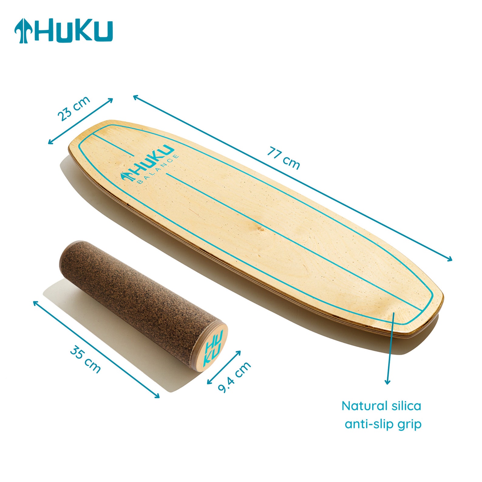 Huku Corefit Balance Board Wooden Balance Board Great for Etsy