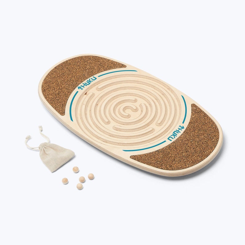 Huku Ulu Balance Board for Kids Handmade Wood Balance Toy Etsy
