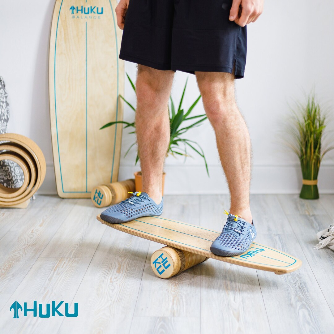 Huku Corefit Balance Board Wooden Balance Board Great for Beginners Etsy