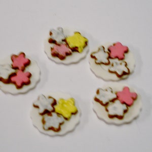 Mini Cookies on plate: star cookies image 1