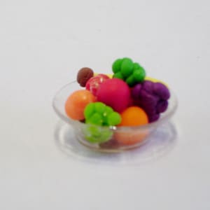 Mini Fruit in Glass Bowl
