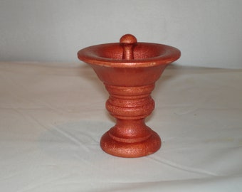 Mini Wooden Wathered Copper Fountain