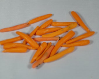 Miniature Dollhouse Loose Carrots
