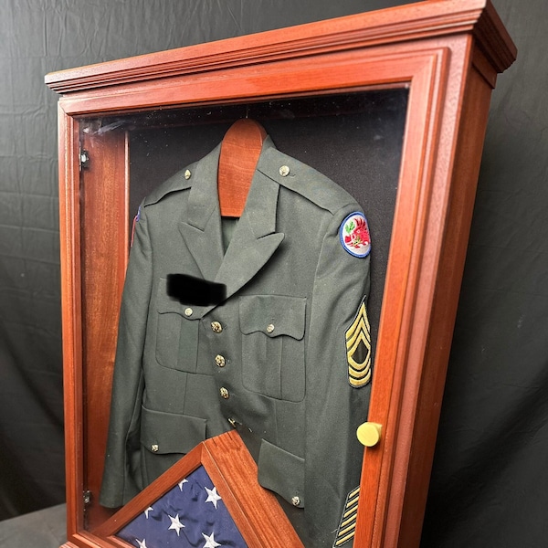Military Uniform Display Case Etsy