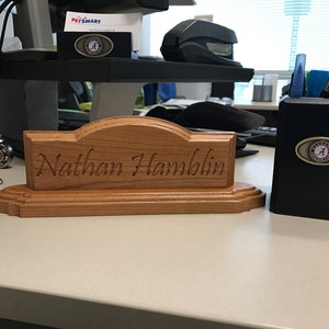 Desk Name Plate, Name Plate, Teacher Gift, Office Decor, Desk Sign, Desk Decor, Name Sign, Nameplate, Personalized, Office