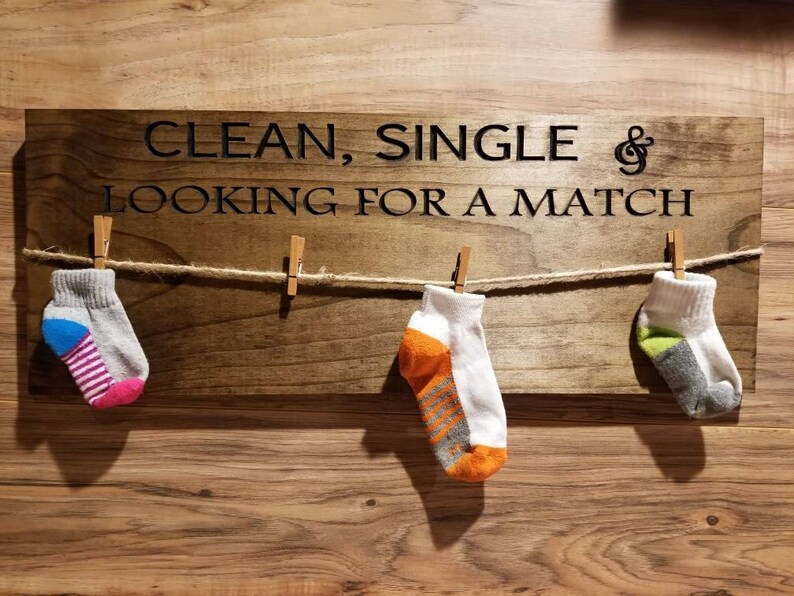 Laundry Room Decor Lost Sock Laundry Room Sign Laundry Etsy