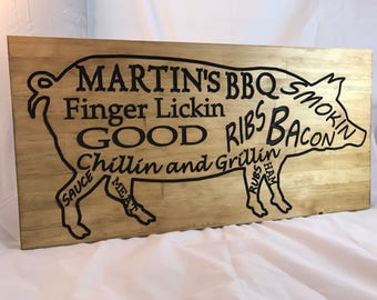 BBQ Sign, BBQ Theme, BBQ Decor, Barbecue Sign, Summer Time, Backyard, Fathers Day, Grill Master, Man Cave Sign, Gift for Dad, Rustic Sign