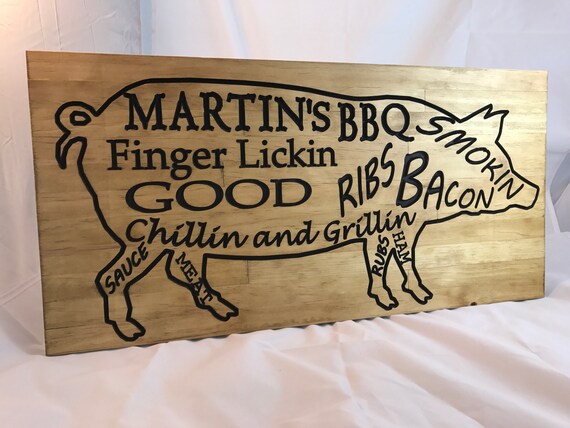 BBQ Sign BBQ Theme BBQ Decor Barbecue Sign Summer Time | Etsy