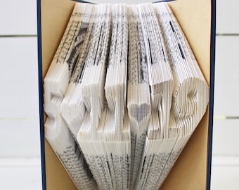 Fecha de aniversario de bodas personalizado o libro de arte - Regalo Boda única - regalo de aniversario único