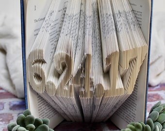 Fecha de aniversario de bodas personalizado o libro de arte - Regalo Boda única - regalo de aniversario único