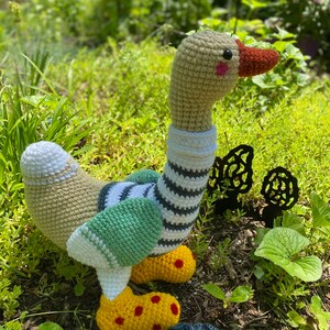 Goose made to order plush toy 17” tall and 14” wide
