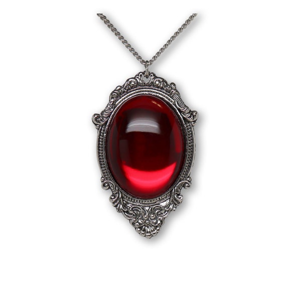 Blood red necklace deals