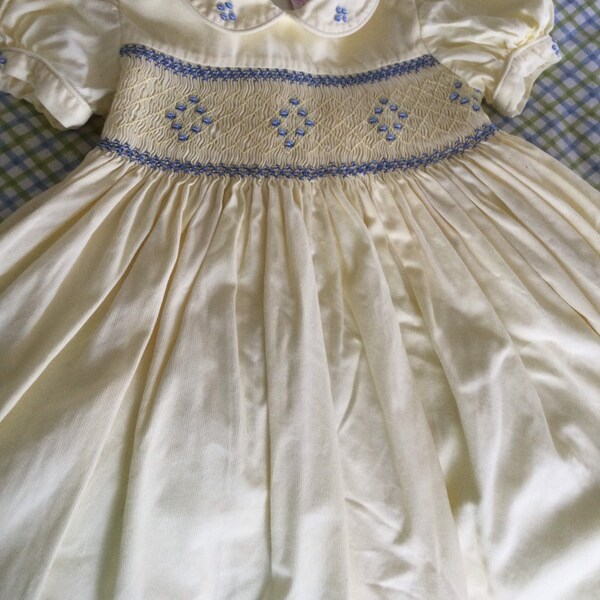 Parisienne Smocked Yellow Dress