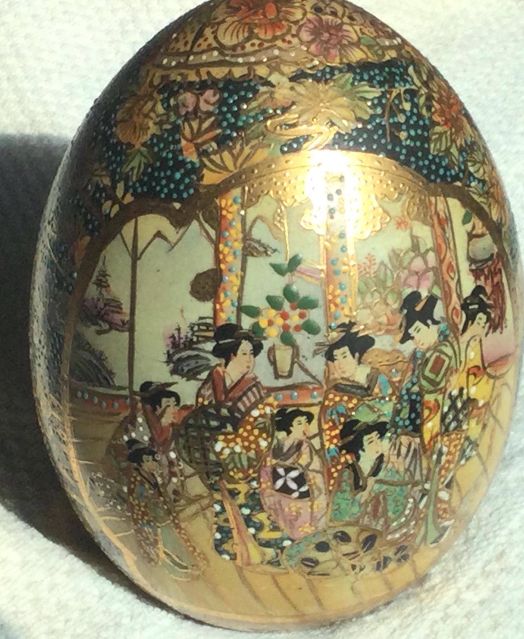 Gold satsuma egg - Etsy 日本