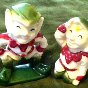 Pair of Walker Pottery Pixie Elves