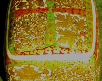Vintage Kashmir Jewelry Box- Hand Painted and Lacquered