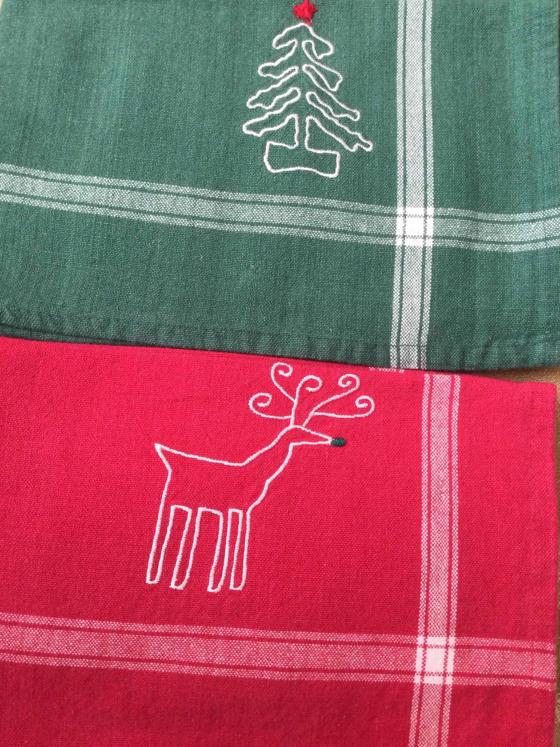 Crate and Barrel Dish Towels