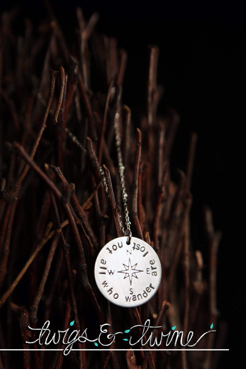 Not all Who Wander Are Lost Necklace