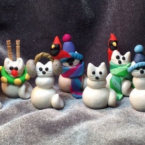 Snow-Kitty Miniatures!  Your choice of one.