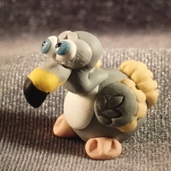 Odd-ly Interesting Bird Miniatures: Dodo, Ostrich, Puffin. Your