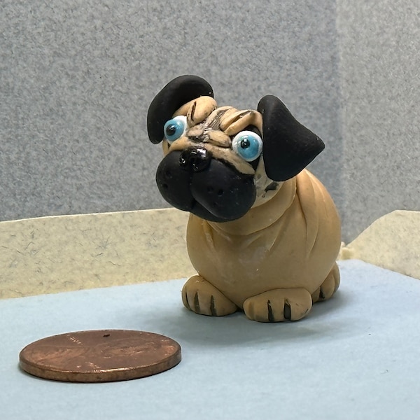 Pug Dogs miniatures! Your choice of one.