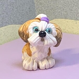 Shih Tzu and Maltese Dog Miniatures. Your choice of one. image 4