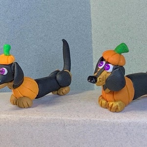 PUMPKINS & Pets -Halloween Miniatures, Cats, Bats, Rats, Halloweiner dogs, more! As one, or with a pumpkins!  Your choice of one.