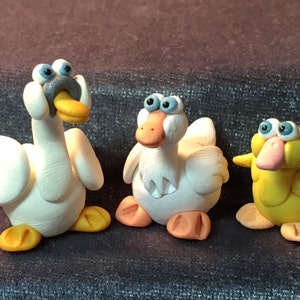 Duck ducks Geese! (and swans) Miniatures.  Your choice of one.