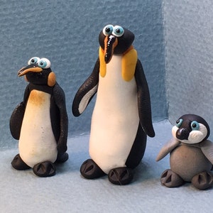 Penguin, the Larger Species in miniatures: King, Emperor, Emperor Chick.  Your choice of one.