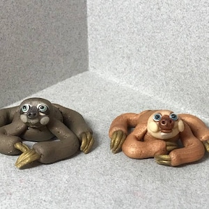 Sloth miniatures.  Your choice of one.