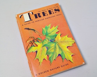 Vintage Golden Guide Trees Pocket Nature Guide Tree Guide 1956