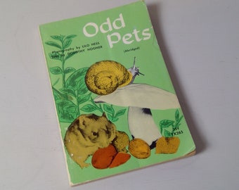 Vintage 1960 Odd Pets Abridged Dorothy Hogner Scholastic Book Services First Printing